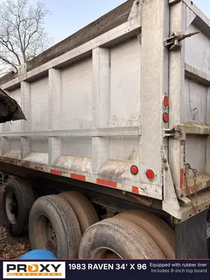 Used 1983 RAVEN 34' X 96 Dump Trailers New Jersey US | Proxy Equipment #1382748