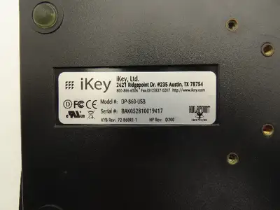 iKey DP-860 Industrial Desktop Keyboard Compact Integrated HulaPoint II USB