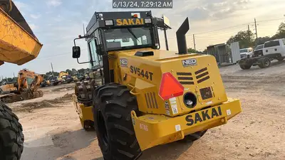 Used 2024 SAKAI SV544T Single Drum Rollers Texas US | National Equipment Dealers #1422714