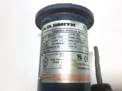 A.O. Smith 34357352124-0A Variable Speed DC Motor 1/4″HP Insulation Class H