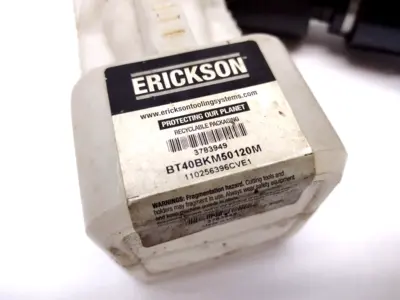 BT40BKM50120M | Erickson  BT40 Modular Tooling Adapter with Quick Change Tap Holder - Used