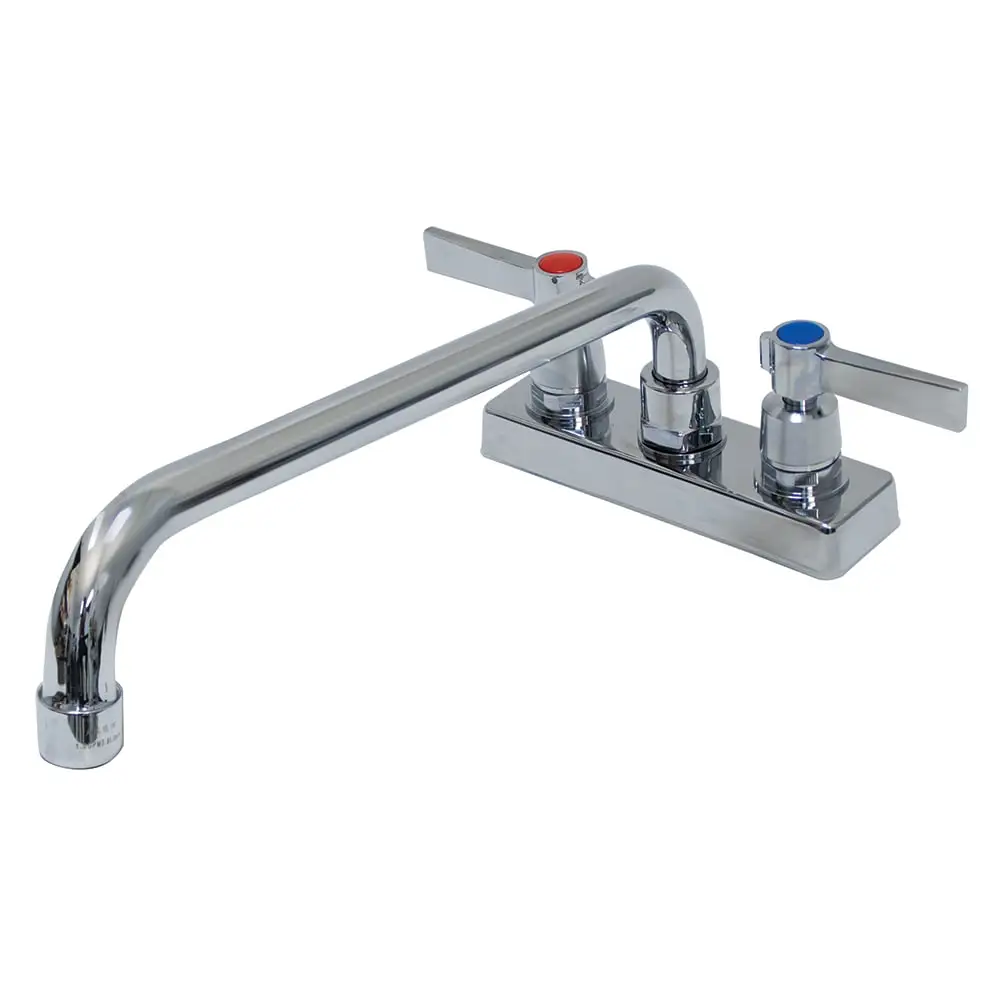 Advance Tabco K-53 Splash Mount Faucet w/ 12" Swing Nozzle