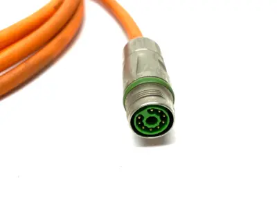 USED BOSCH REXROTH SERVO ENCODER POWER CABLE 3M LENGTH
