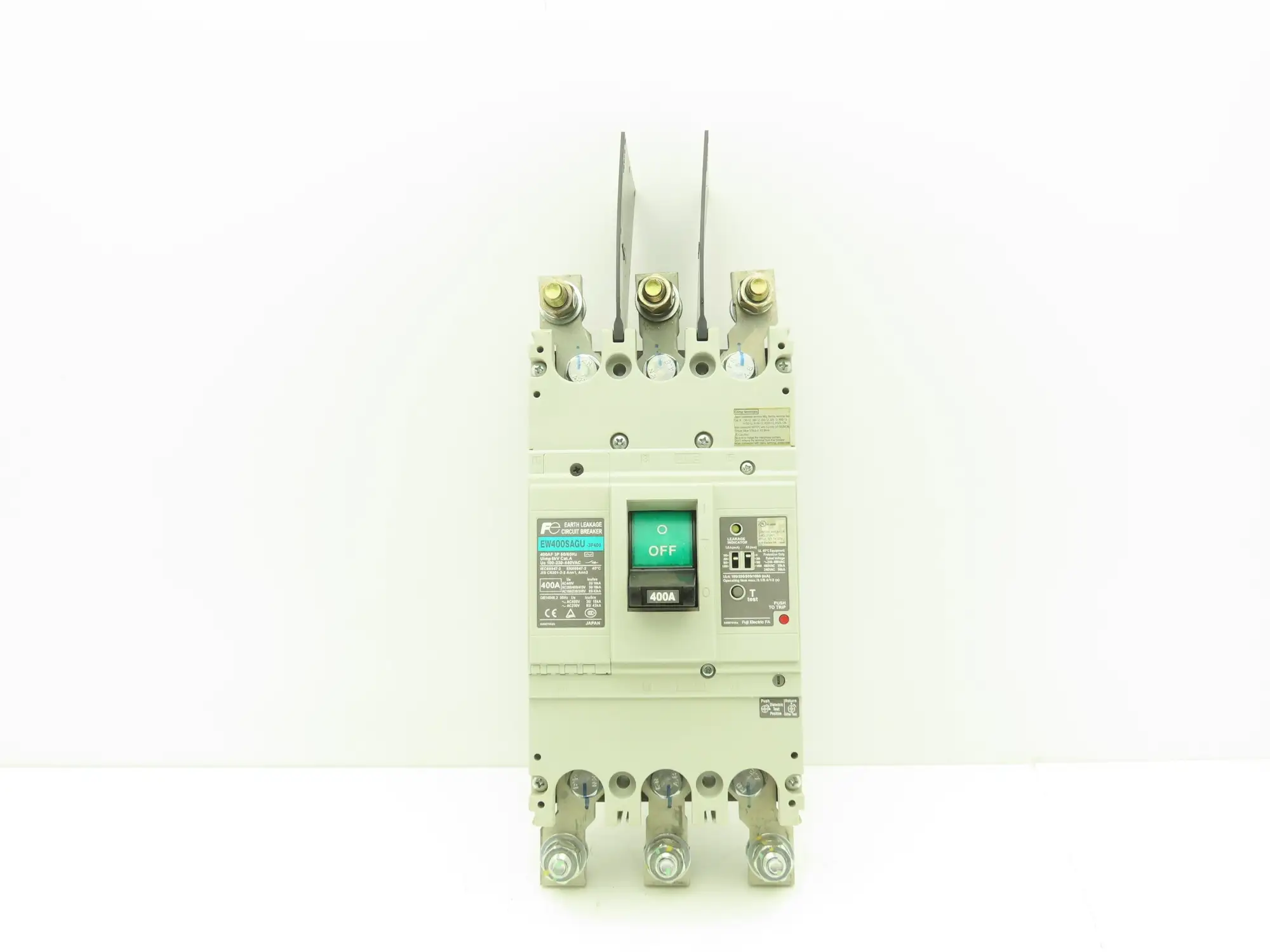Fuji Electric EW400SAGU-3P400 Earth Leakage Circuit Breaker 3-Pole 400A 100-440V