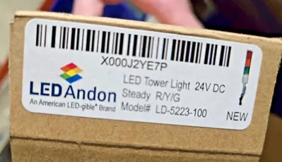 Lot of 3 New American LED-gible LD-5223-100 3-Section LED Tower Light