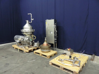 Alfa-Laval MRPX 514 HGV-74C cold milk separator, 316SS.