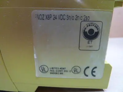 USED PILZ PNOZX8P24VDC3N/O2N/C2SO