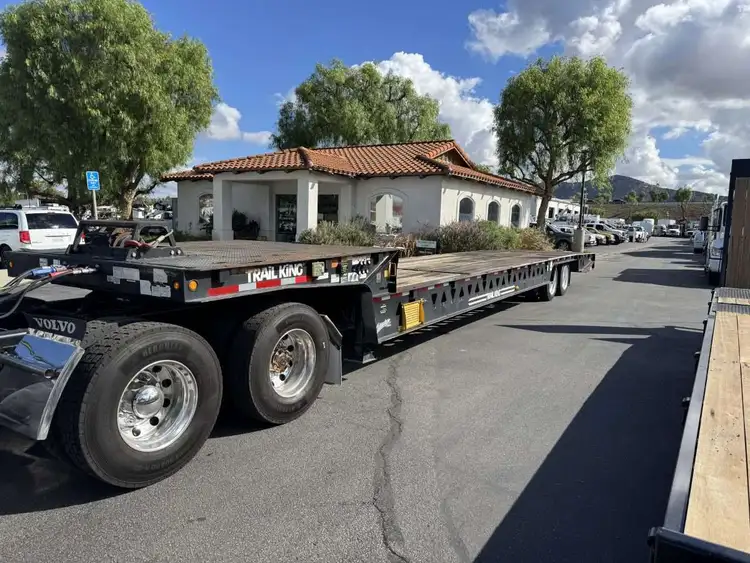 Used 2016 TRAIL KING TK80HT Lowboy Trailers California US | Commerce Truck Equipment Sales #1574017