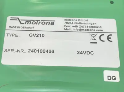 NEW MOTRONA GV210 PULSE SWITCH 24VDC