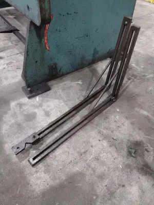 25 TON X 6' WYSONG MODEL #2572 MECHANICAL PRESS BRAKE: STOCK #23464