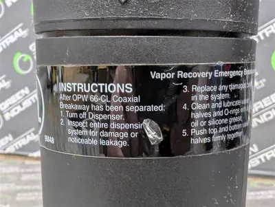 OPW 66-CL Inline Coaxial Vapor Recovery Breakaway for Flammable Liquids New