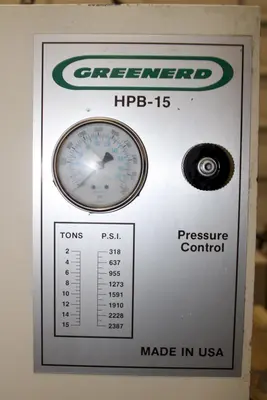 USED 2002 GREENERD HPB-15