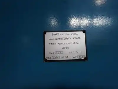 USED 1994 ZAYER KCU 10'000