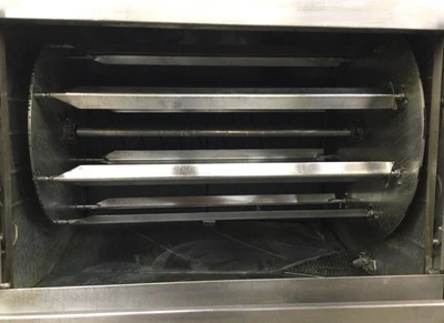 167-0091 Hardt 4500 Inferno Double Stack Natural Gas Rotisserie Oven