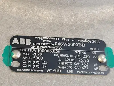 USED 2013 ABB 046W5000BB