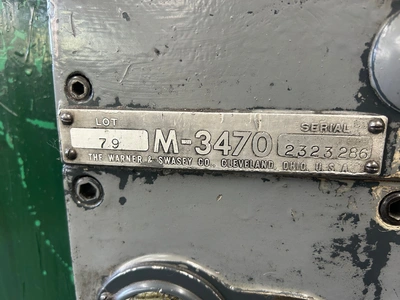 USED 1969 Warner & Swasey 2a