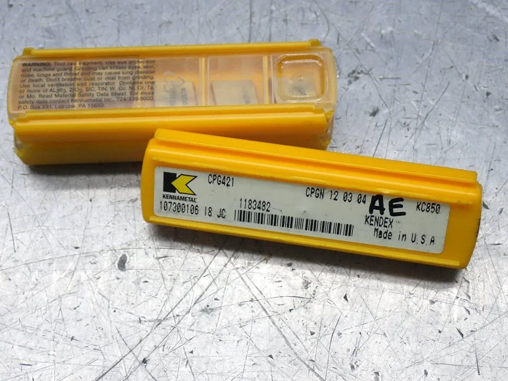 New | in-Stock KENNAMETAL CPG421 Inserts (Misc) | HGR 24 #731877