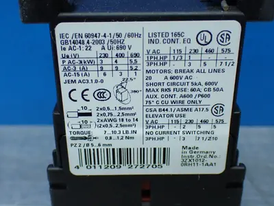 NEW SIEMENS 3RT10161BB41