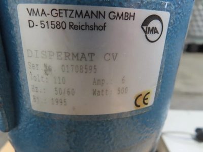 Dispermat Lab High Speed Disperser, single phase