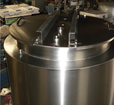 1,700 L S/S Electrically Heated Jacketed Cooker Tank