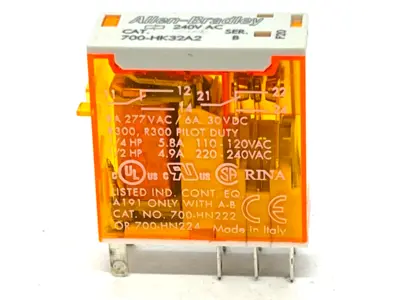 700-HK32A2 | Allen Bradley  Ser B Powered Relay 8Pin 8A 277VC / 6A 30VDC - New – Open box