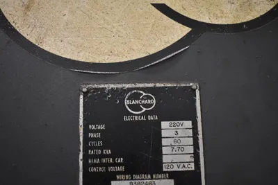 1973 BLANCHARD 22K-42 GRINDERS, SURFACE, ROTARY TYPE - VERTICAL | GCH Machinery (15)