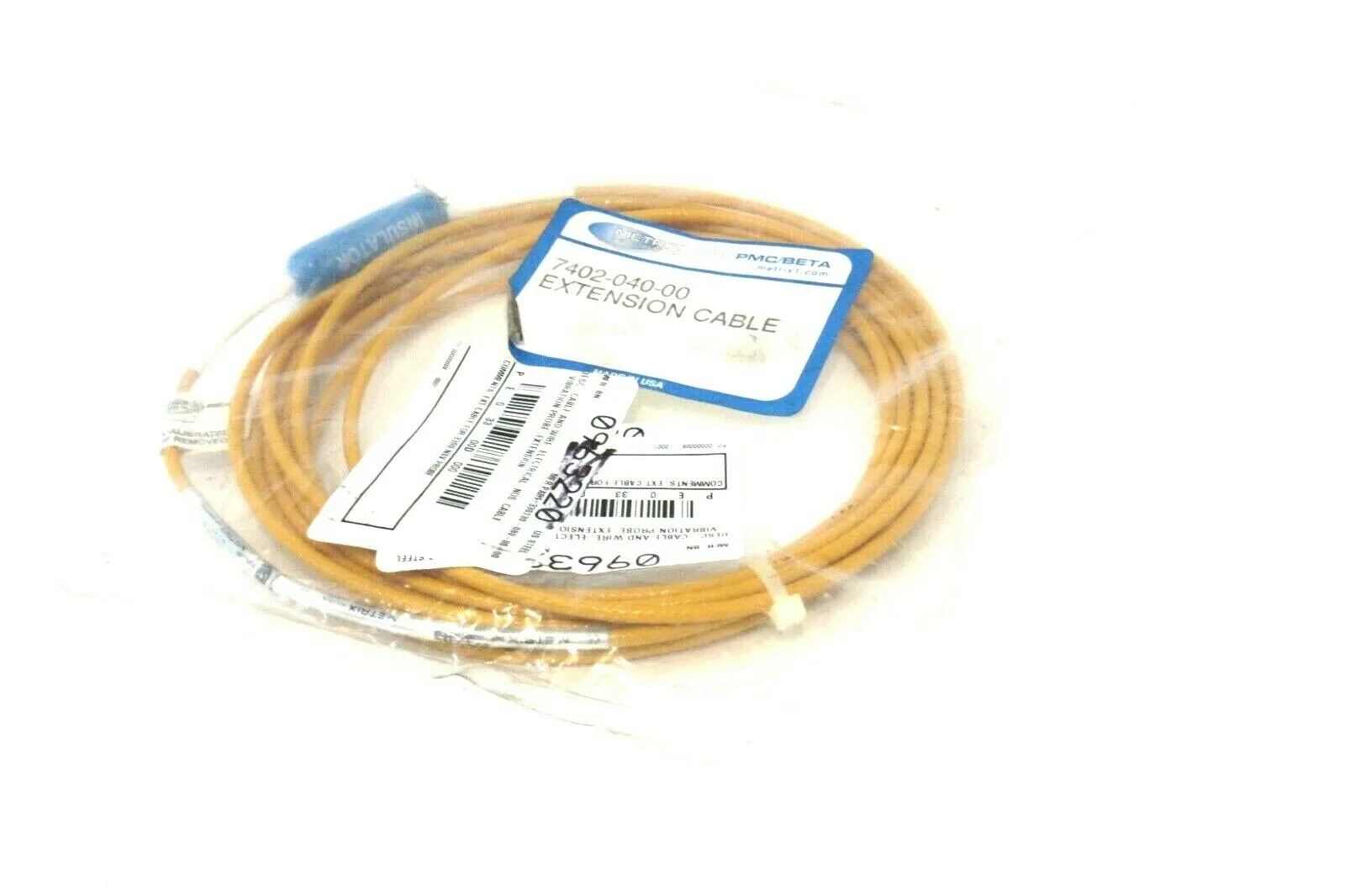 NEW METRIX INSTRUMENT 7402-040-00 EXTENSION CABLE 740204000