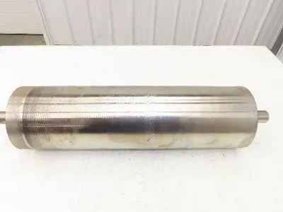 Hytrol 6"x 20.25" Crowned Take-Up Pulley for 24" Conveyor 21"BF 1-3/16" Shaft