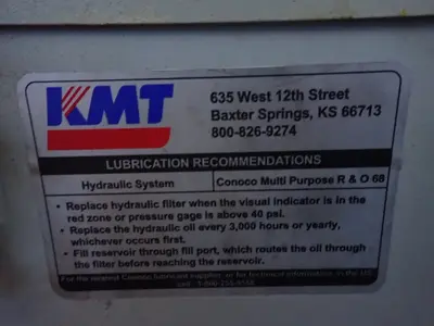 USED KMT WATERJET SYSTEM SL PRO 60