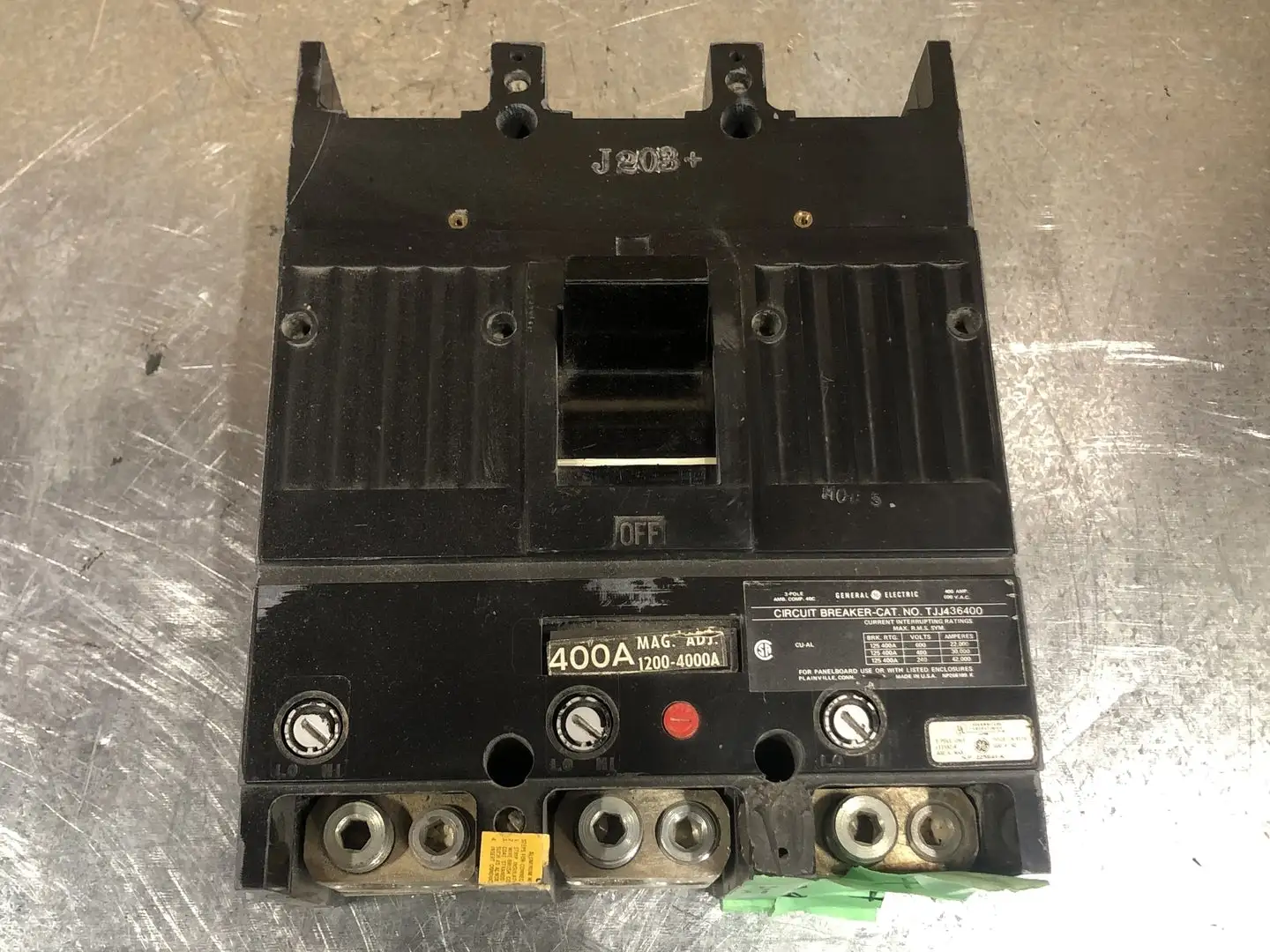 Used GENERAL ELECTRIC TJJ436400 Switchgears British Columbia CA | Lenmark #241001