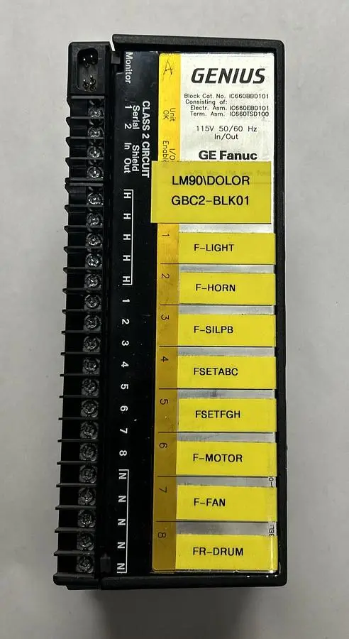 USED GE FANUC IC660BBD101