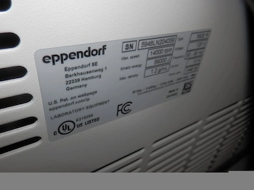 Used EPPENDORF _UNKNOWN_ Lab Centrifuges California US | Biotech Equipment Sales #1482946