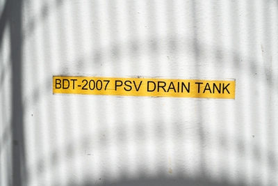 BDT PSV Drain Tank