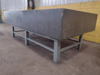 8' X 4' X 14" CHALLENGE PRECISION LAYOUT INSPECTION GRANITE TABLE: STOCK #23804