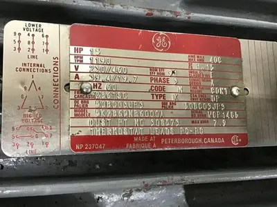 USED GENERAL ELECTRIC 5K286QNB6000A