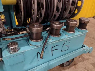 40 TON MODERN HYDRAULICS 4 CYLINDER PORTABLE HYDRAULIC DIE SETTING & SEPARATING SYSTEM: STOCK #23774