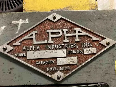 USED ALPHA SR-130 SINGLE CUT
