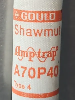 Gould shawmut A70P40 Semiconductor fuse Loc4D30