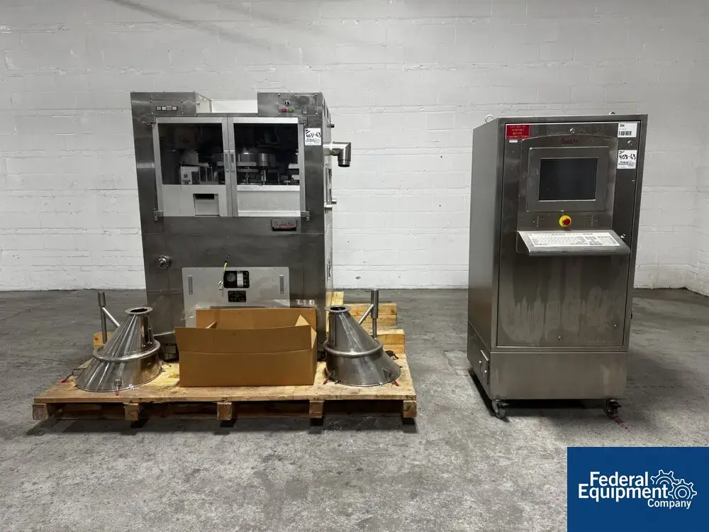 USED Elizabeth-HATA Elizabeth Hata Tablet Press, Model HT-AP55-DU/I, 55 Station