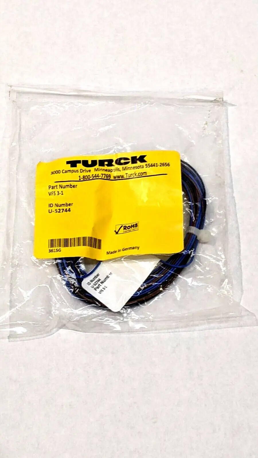 New | in-Stock Turck VFS 3-1,U-52744 Electrical Fittings Michigan US | Maverick Industrial Sales #1400016
