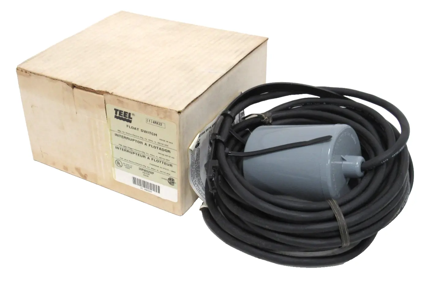 NEW TEEL 4RK22 FLOAT SWITCH