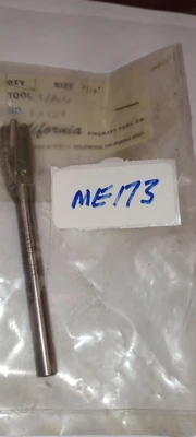 VINTAGE CALFORNIA AIRCRAFT TOOL CA4014 C  BORE 7/16" X1/8"P HHS