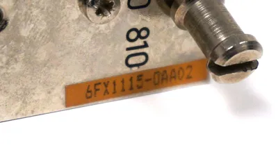 SIEMENS 6FX1115-0AA02 SINUMERIK INTERFACE MODULE 6FX11150AA02 REPAIRED