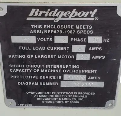Used BRIDGEPORT EZ-TRAK DX SERIES II Vertical Mills Kentucky US | Aucto #1315723