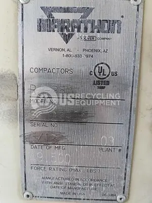 Used 2016 MARATHON RJ-250 SELF CONTAINED COMPACTOR Misc Recycling California US | US Recycling Equipment #1293590