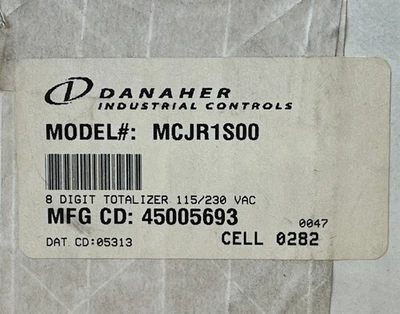 NEW Dynapar MCJR1S00