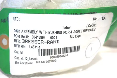 NEW DRESSER-RAND L4331-1 DISC ASSY WITH BUSHING L43311