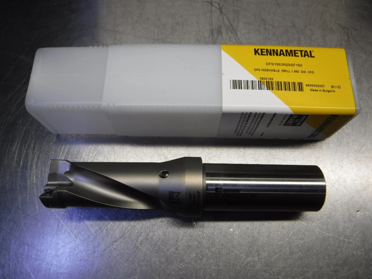 Kennametal 1.563" 2 Flute Indexable Drill 1.5" Shank DFS1563R2SSF150 (LOC19)