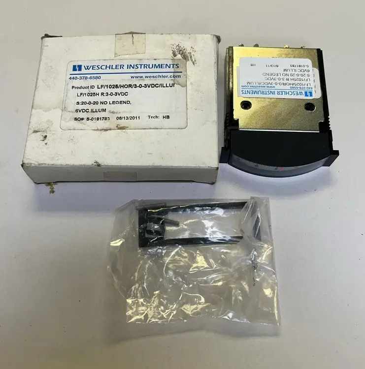 New | in-Stock WESCHLER INSTRUMENTS LF/1025/HOR/3-0-3VDC/ILLUI Meters - Misc Ohio US | Surplus Asset Holdings #1227884