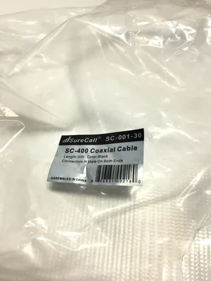 SureCall SC-400 Coaxial Cable Male Ends 30FT